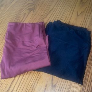 Lularoe Os leggings new never worn. Selling both together.